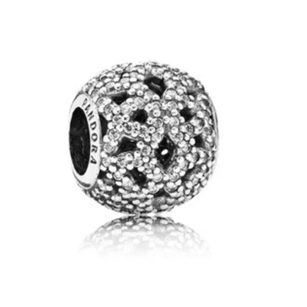 Pandora Shimmering Lace Charm